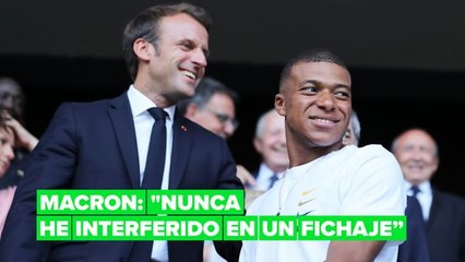 Emmanuel Macron explica su conversación con Mbappé, tras la que el delantero decidió quedarse en el PSG