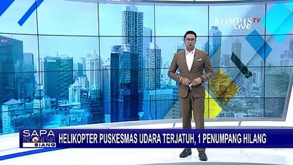 Hendak Angkut Pasien dari Pedalaman, Helikopter Puskesmas Keliling Jatuh di Mimika, 1 Orang Hilang