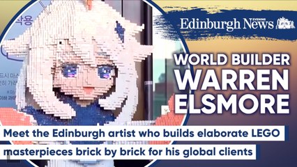 Meet Edinburgh's LEGO artist and sculptor, Warren Elsmore