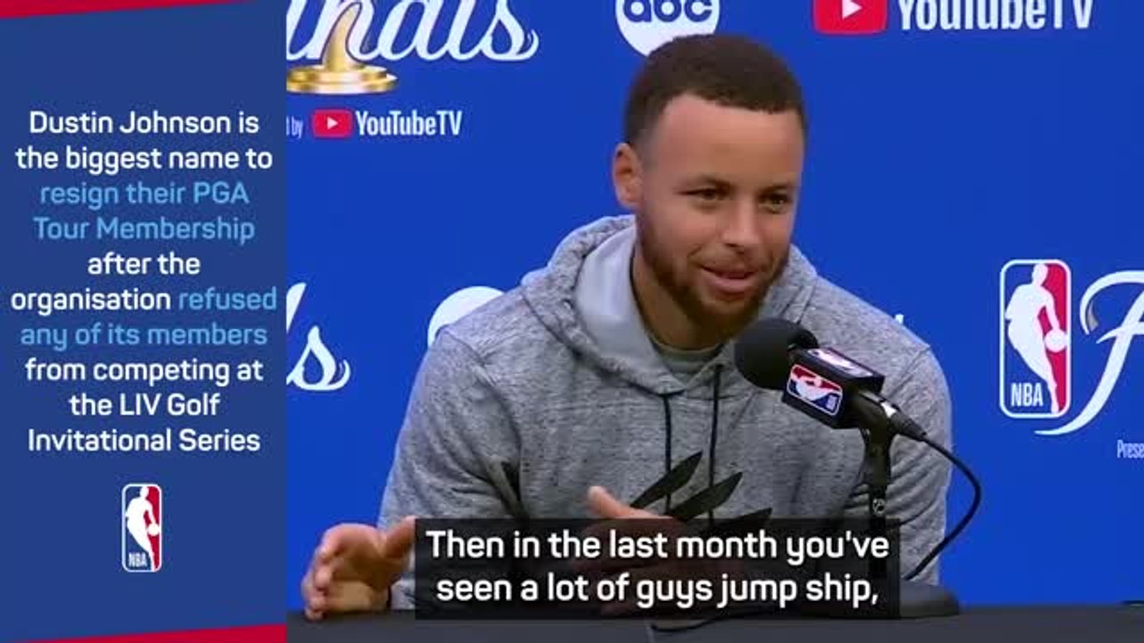 Steph Curry 'curious' why golfers are dropping PGA Tour for LIV