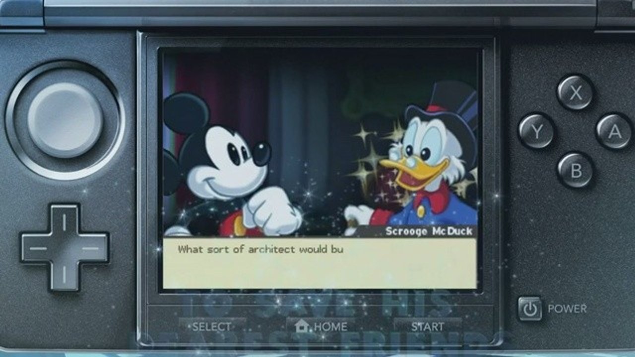 Epic mickey: power of illusion - spielszenen-trailer zum mickey-jump&run