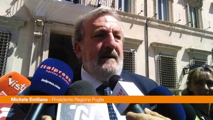 Emiliano "A 5 regioni affidata la politica nazionale dell'idrogeno"