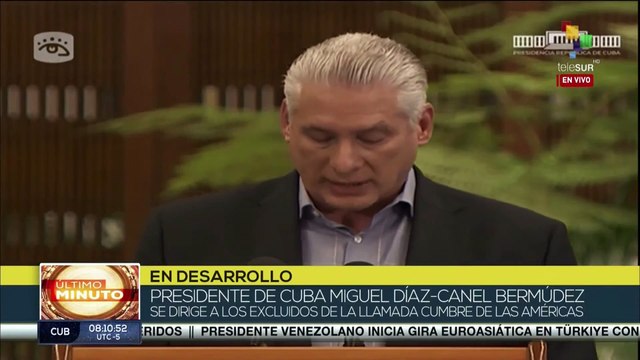 El Pdte. de Cuba Díaz-Canel insiste que la política imperial de EE.UU no ha cambiado