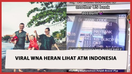 Viral WNA Heran Lihat ATM Indonesia