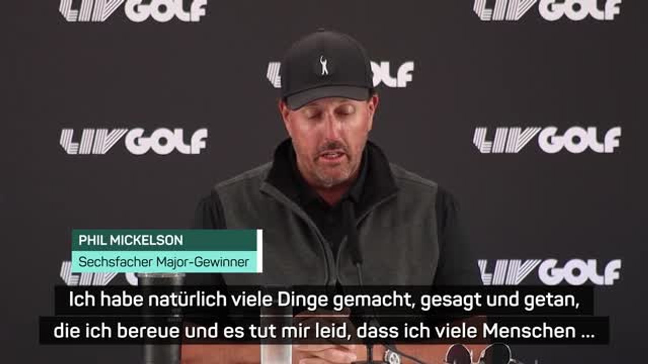 Mickelson: Umstrittene LIV-Serie wird “Gutes tun”