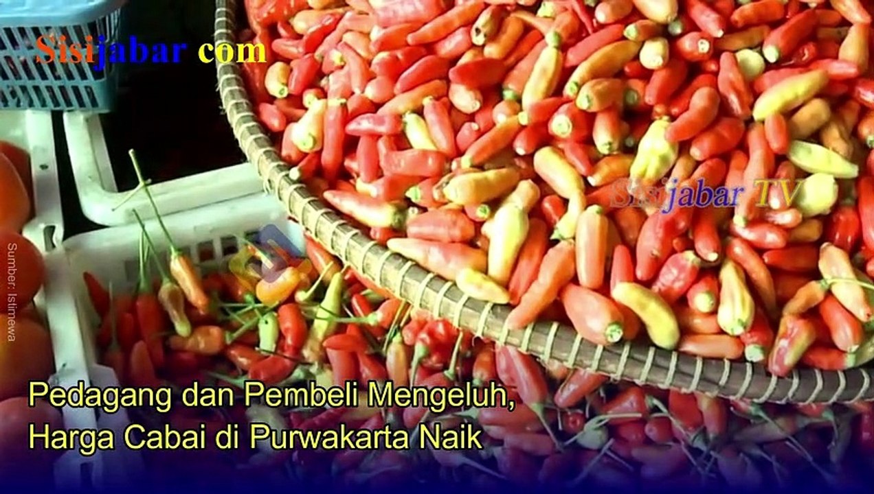 Pedagang dan Pembeli Mengeluh, Harga Cabai di Purwakarta Naik