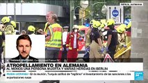 Atropello masivo en Berlín deja una persona fallecida y varias heridas