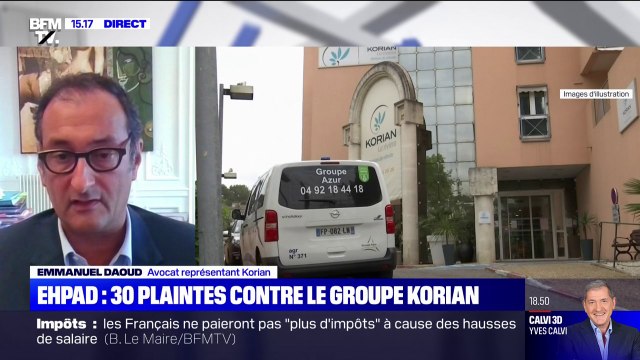 J'affirme solennellement que le groupe Korian n'a commis aucune faute de nature pénale , déclare Me Daoud, avocat représentant Korian
