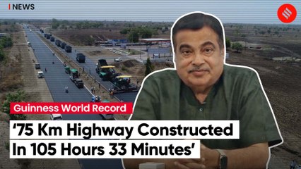 Union Minister Nitin Gadkari Congratulates NHAI Over Guinness World Record