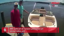 ABD polisi jet ski hırsızını yakalamak için tekne ödünç aldı