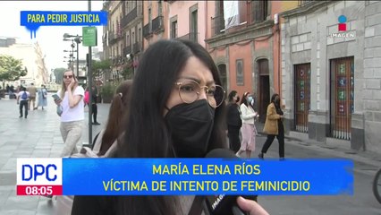 Saxofonista atacada con ácido regresa a Palacio Nacional