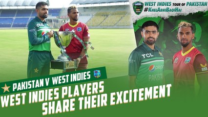 ️ West Indies players share their excitement upon returning to Pakistan for the #PAKvWI ODI series