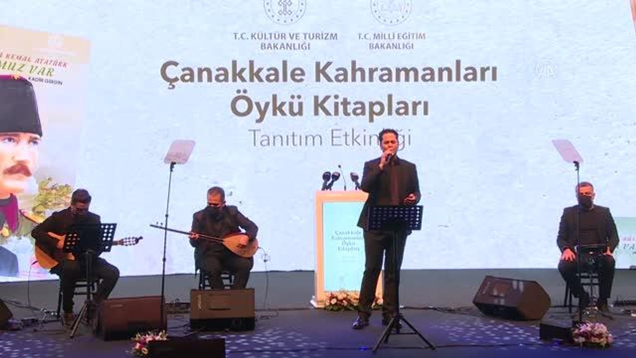 Bakan Ersoy, "Çanakkale Kahramanları Öykü Kitapları Tanıtım Etkinliği"ne katıldı