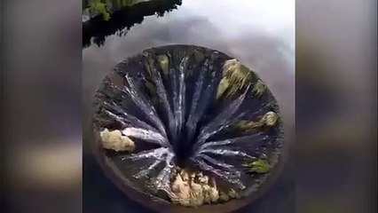 Drone ile kaydedilen müthiş görüntü