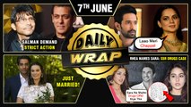 Salman Demands Action Against KRK, Kangana Calls Vikrant 'Cockroach', Rhea Accuses Sara |Top 10 News