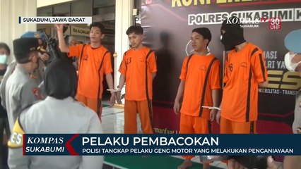 Polisi Tangkap Pelaku Geng Motor yang Melakukan Penganiayaan