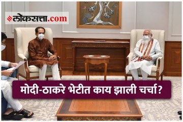 मोदी आणि ठाकरे यांच्यात ३० मिनिटे वैयक्तिक चर्चा
