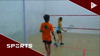Private court ng kaibigan, malaking tulong sa Philippine Squashers