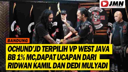 OCHUND’JD TERPILIH VP WEST JAVA BB 1% MC, DAPAT UCAPAN DARI RIDWAN KAMIL DAN DEDI MULYADI
