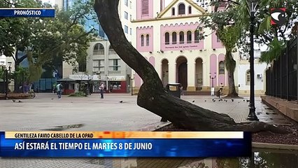 Así estará el tiempo el  martes 8 de junio