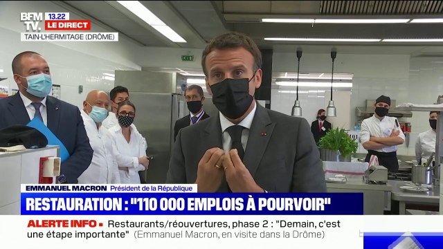 Emmanuel Macron: Il faut rester prudent malgré le déconfinement et la fin du couvre-feu