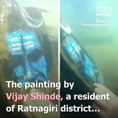 Watch: World’s First Underwater Painting Of Lord Shiva