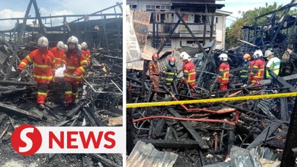 Fire breaks out at elder couple’s house, wife dies despite husband’s effort to save her