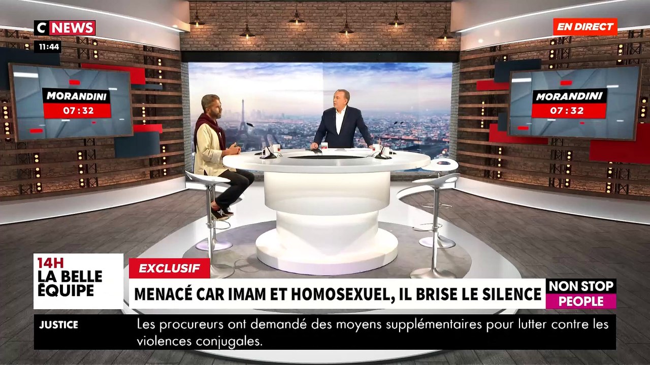 Menacé car imam et homosexuel, Ludovic-Mohamed Zahed brise le silence dans "Morandini Live": "On me reprochait de salir la religion" - VIDEO