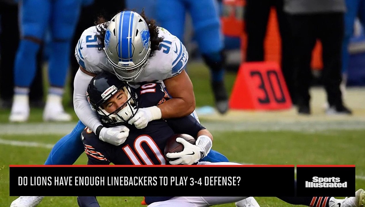 Do Detroit Lions Have Enough Linebackers to Play 34 Defense? video