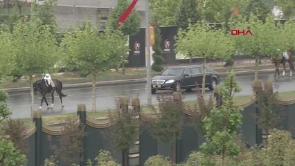 Erdoğan, Gürcistan Başbakanı Garibashvili'yi resmi törenle karşıladı