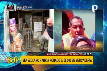Extranjero roba más de 65 mil soles de almacén: habría ingresado con duplicado de llave