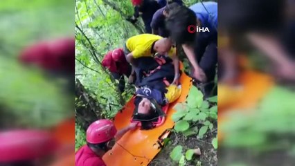 Kalede fotoğraf çekmek isterken metrelerce yüksekten düştü