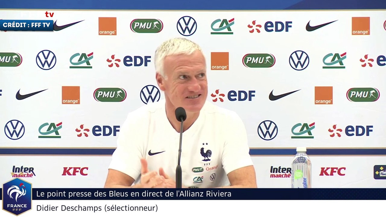 Didier Deschamps évoque l'animation offensive des Bleus