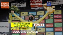 #Dauphiné 2021 - Étape 3 / Stage 3 - Minute Jaune et Bleu LCL / LCL Blue & Yellow Jersey Minute