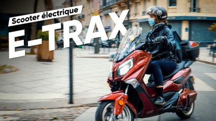 Test du e-trax : le « petit » maxi-scooter électrique