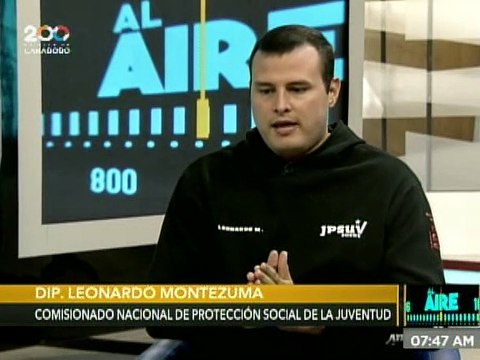 Dip. Leonardo Montezuma: la Ley de Chamba Juvenil llegó para darle un marco legal a esta Gran Misión