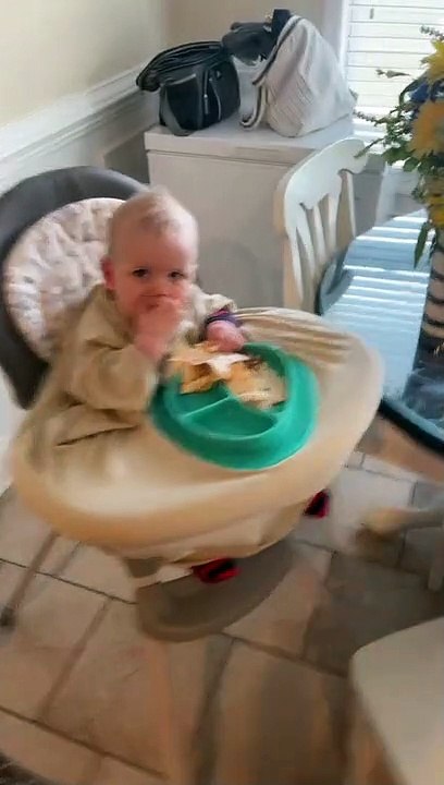 Dad Shirt Highchair Hack