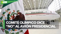 Carlos Padilla ve complicado trasladar a deportistas olímpicos en avión presidencial