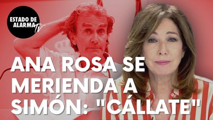 Ana Rosa Quintana estalla en directo contra Fernando Simón y se lo merienda: “Cállate”