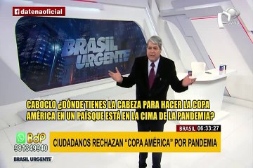 Copa América: ciudadanos rechazan que Brasil sea sede del encuentro futbolista