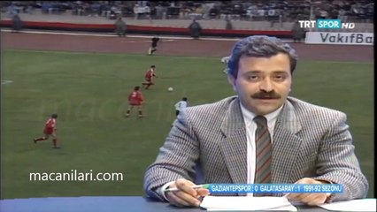 Gaziantepspor 0-1 Galatasaray [HD] 02.11.1991 - 1991-1992 Turkish 1st League Matchday 9 + Post-Match Comments