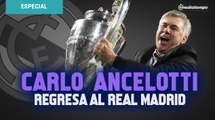 Ancelotti regresa al Madrid; es el nuevo entrenador en relevo de Zidane