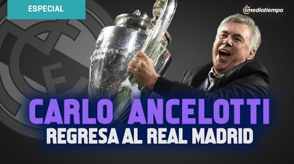 Ancelotti regresa al Madrid; es el nuevo entrenador en relevo de Zidane