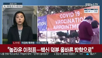 美 신규 확진 14개월만에 최저…대유행 초기 수준으로
