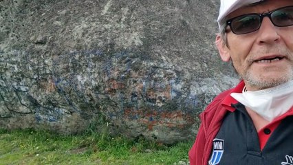 Piedra CHILINTOSA  producto de erupción volcán Cotopaxi  ECUADOR