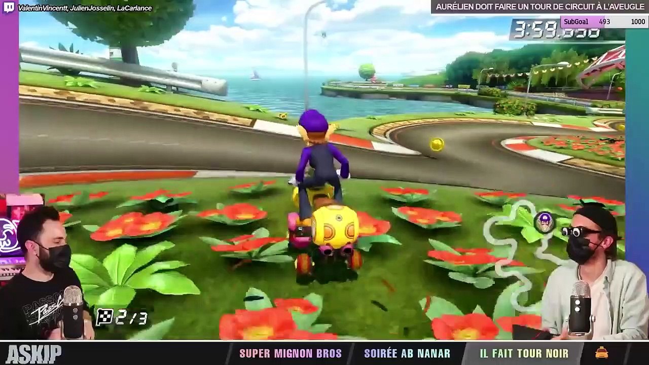 MARIO KART LES YEUX BANDÉS avec _@Aurélien Pré
