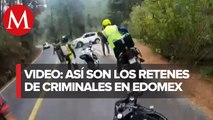 Criminales montan retenes en la carretera a Valle de Bravo