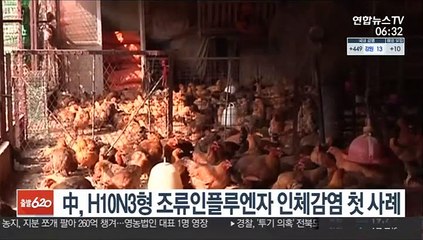 중국서 H10N3형 조류인플루엔자 인체감염 첫 사례