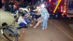 Colisão entre moto e bicicleta deixa três pessoas feridas na Rua Itália, no Cascavel Velho; Siate foi mobilizado