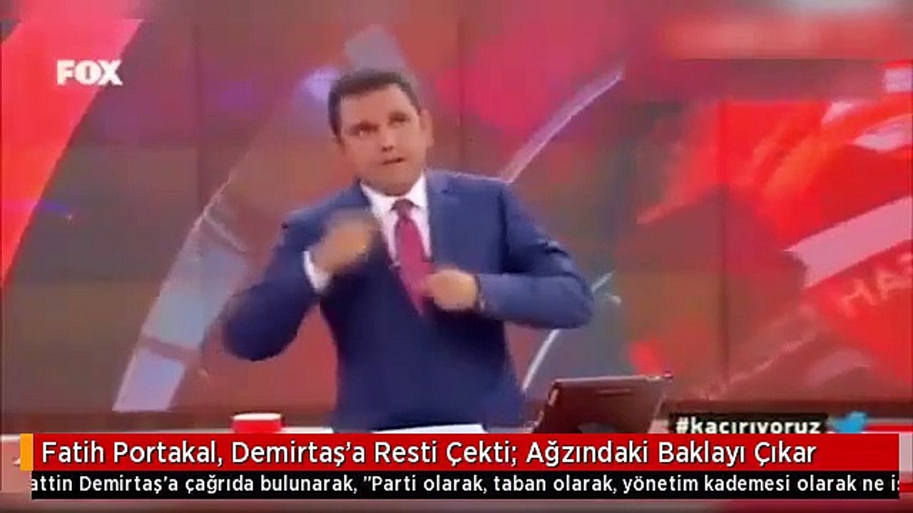 Fatih Portakal daha anlayamamış! Bakın Demirtaş'a ne sordu